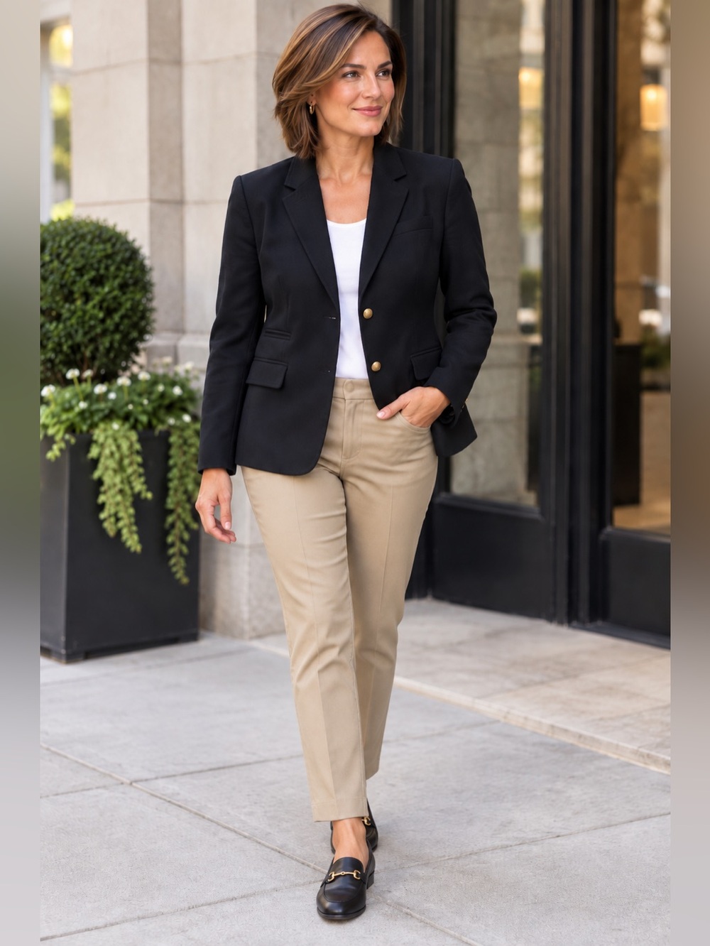 J.Crew Schoolboy Blazer Womens 12 Wool Blend Brown Classic Career Jacket